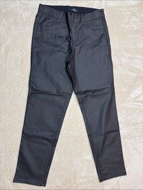 1822 Denim Black Straight Jeans